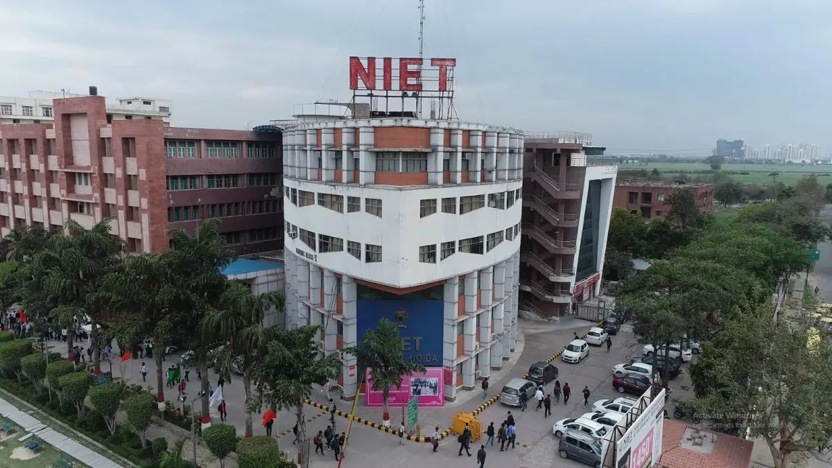 NIET Greater Noida — Drone Aerial View